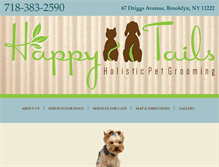 Tablet Screenshot of happytailsbrooklyn.com